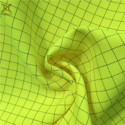 300D Polyester Woven Plain Check Anti-Static Oxford Fabric For Medical Cleanness Clothing