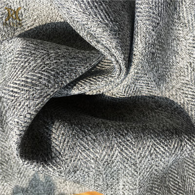 Stain Repellent Imitation Woolen Fabric for Winter Suits in 375D Polyester Cationic
