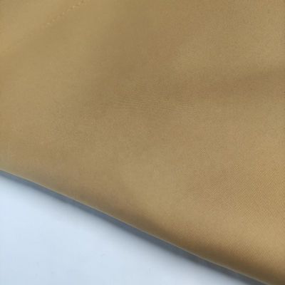 Waterproof 100% Polyester Fabric Solid Color Gabardine for Lining Clothes