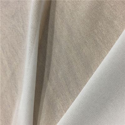 100% Recycled Polyester Chiffon Bead Fabric In Crepe Pattern Width 58/60inch